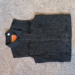Levi's Men's Denim Jean Trucker Jacket Vest EUC Size M Medium